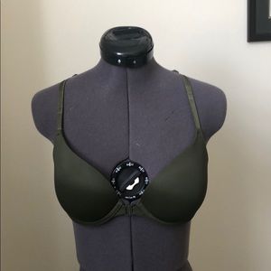 PINK - Green bra size 34B